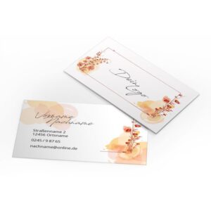 Visitenkarten Entwurf 2